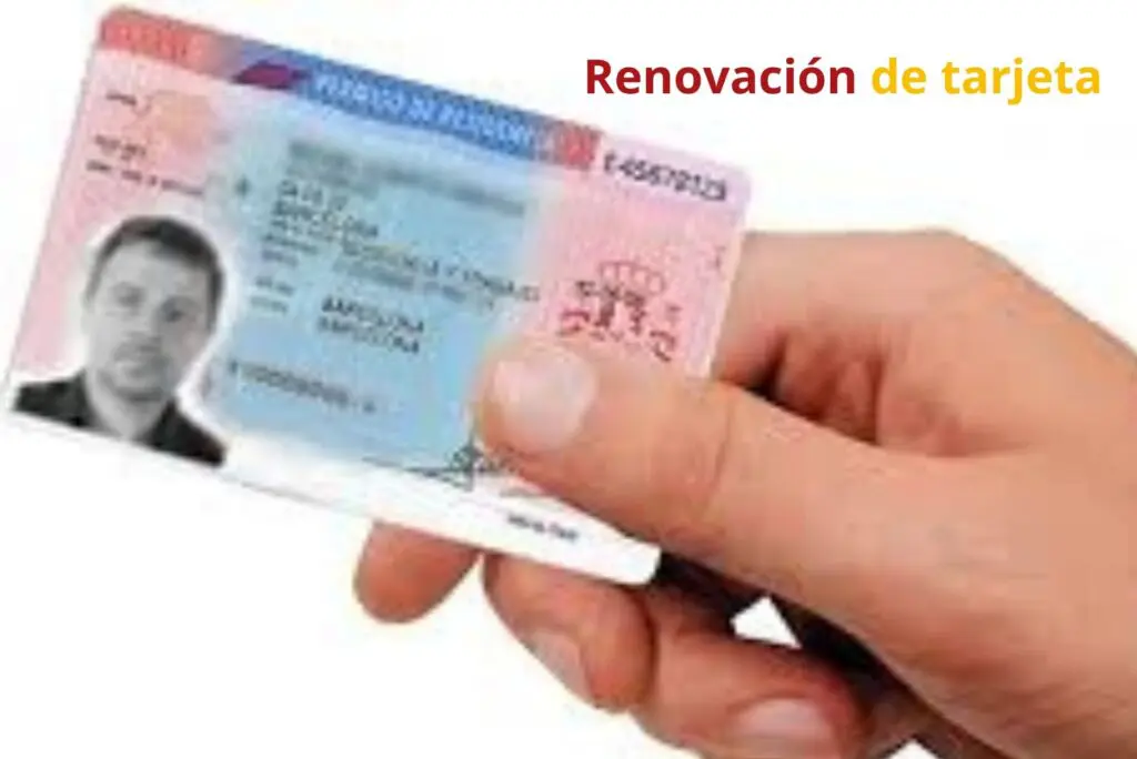 Renovacion de tarjeta