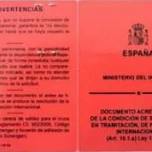 Tarjeta Roja de Asilo. Machuca Abogados